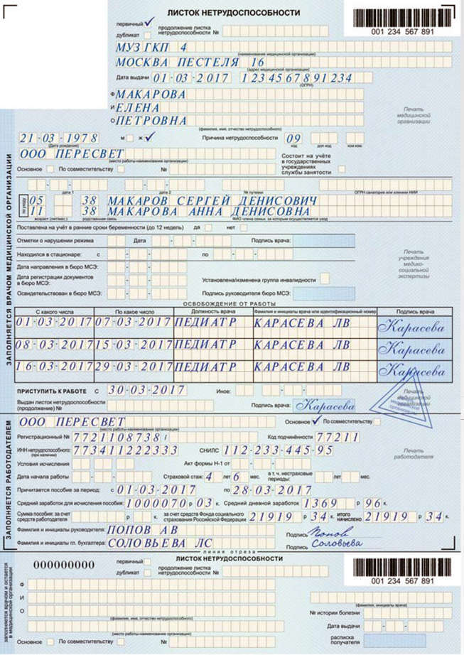 Sick leave to care for a child (certificate of incapacity for work) - for a grandmother to care for her grandson, how many days