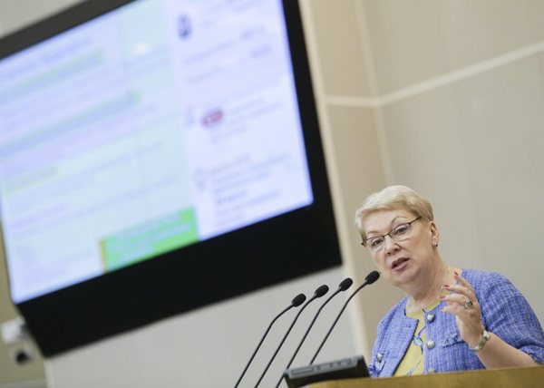 Olga Vasilyeva, Parliamentary hearings on improving the quality of education in the State Duma (2019) | Photo: State Duma of the Russian Federation