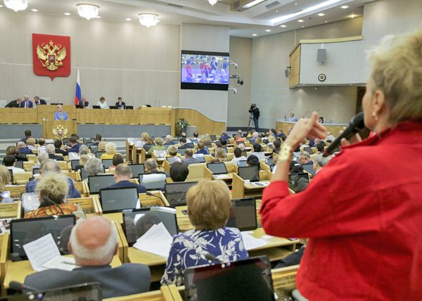 Parliamentary hearings on improving the quality of education in the State Duma (2019) | Photo: State Duma of the Russian Federation