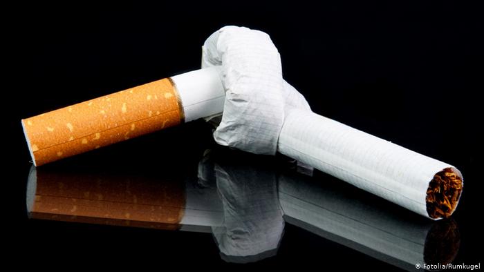 Cigarette tied in a knot